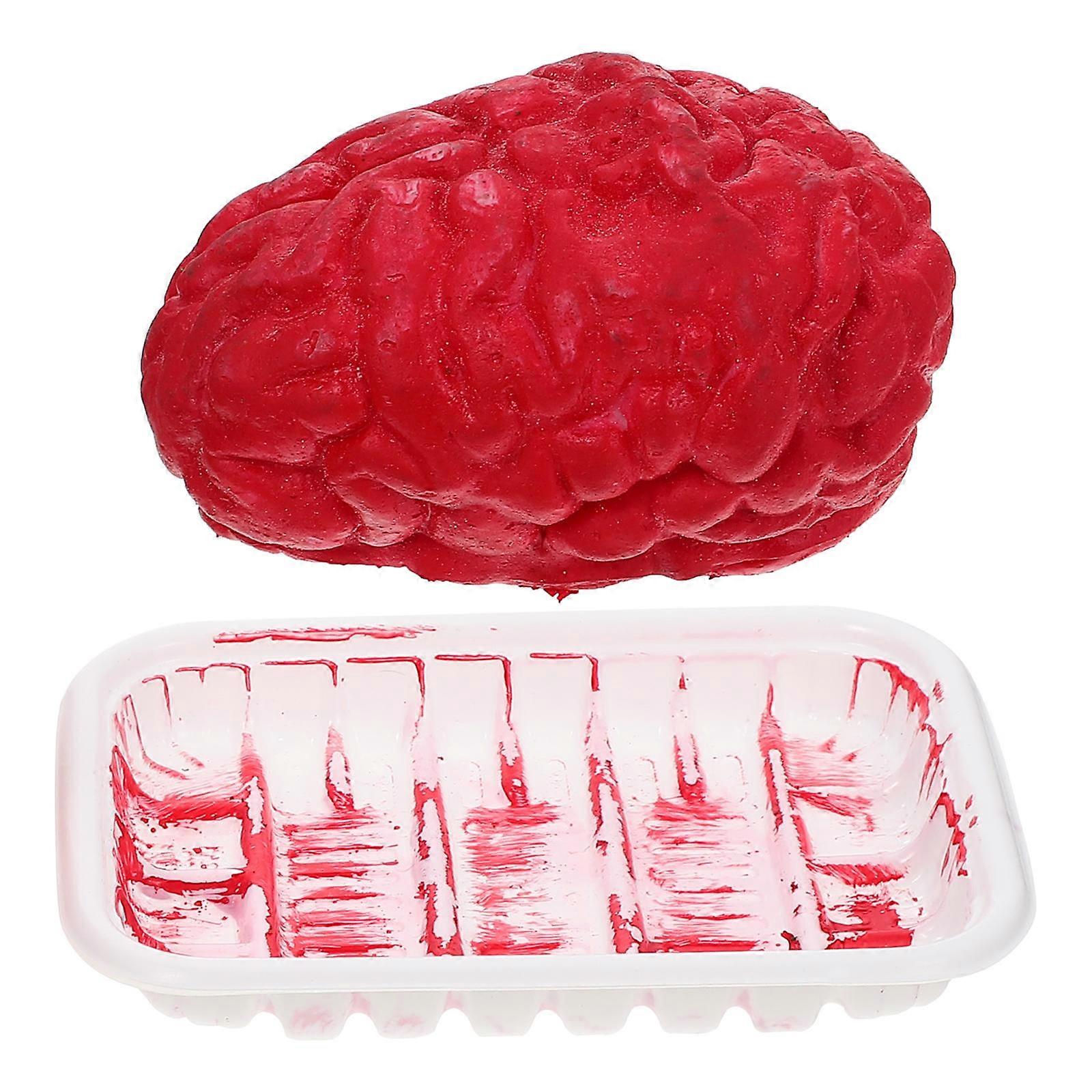 Red Halloween Body Organ Prop for Party Plastic Decor Model