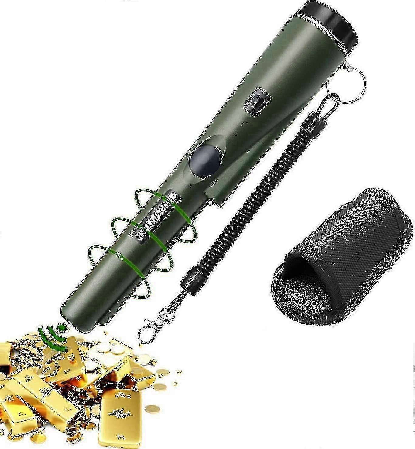 Waterproof Gold Metal Detector IP66 Portable Handheld 30cm