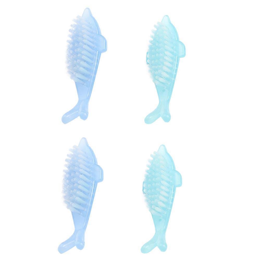 Manicure Tool Fingernail Cleaning Brushes for Cleaning 4Pcs