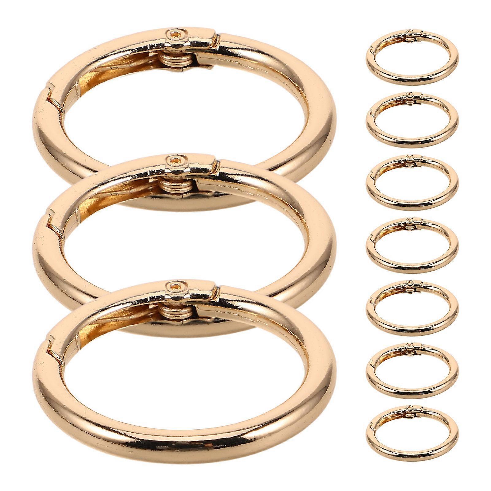 Alloy Buckles Metal Spring Rings Hardware Decorative Buckles Convenient Key Management For Daily Use Bags Backpacks Inner Diameter 25mm 20Pack