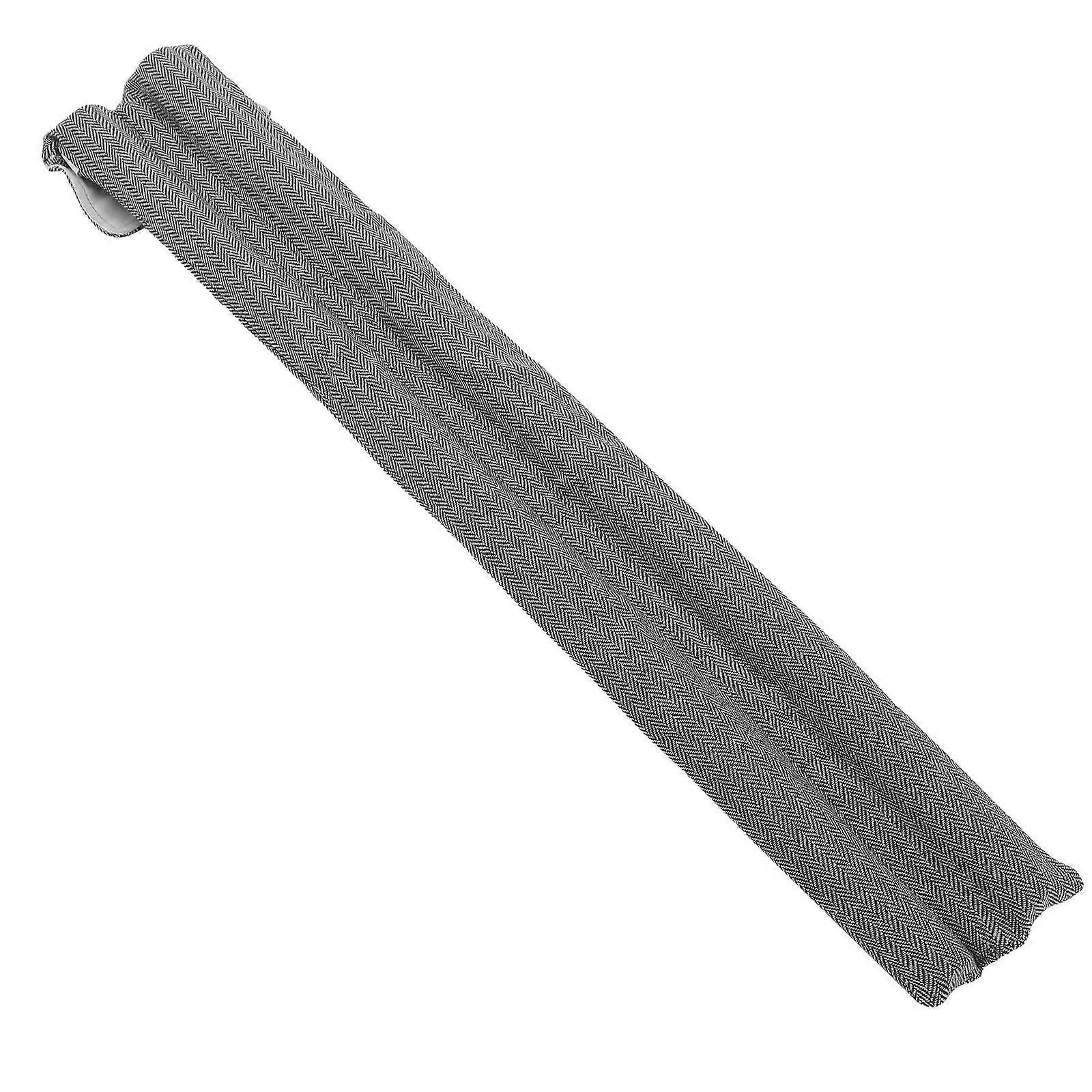 Under Door Draft Stopper Door Blocker for Noise Reduction 1Set Black