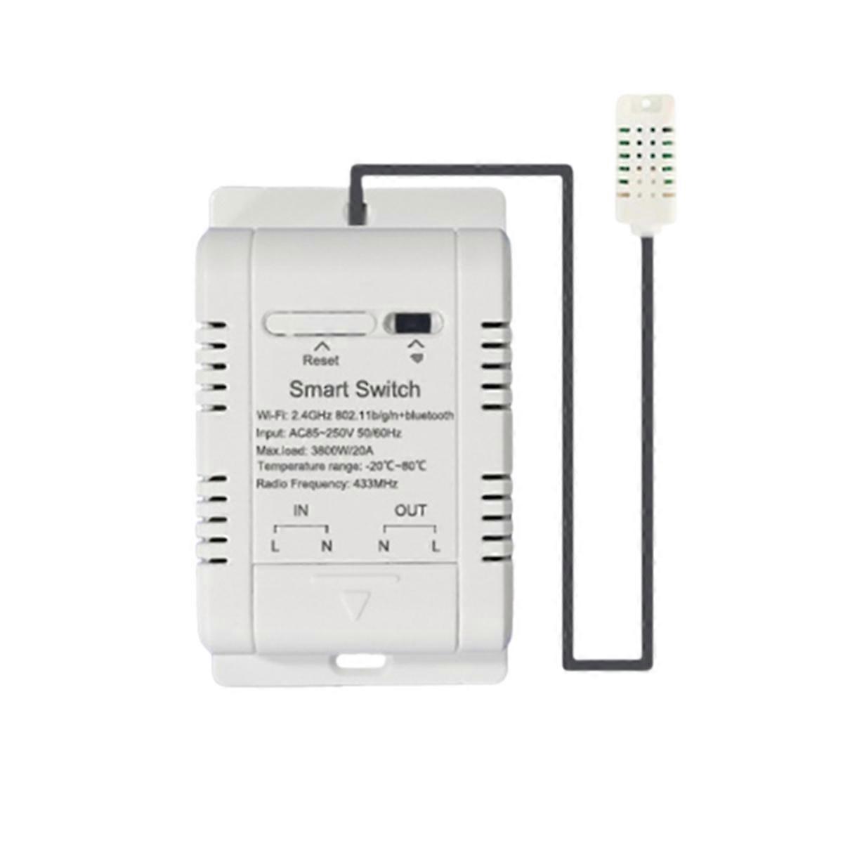 Tuya WiFi Temperature Humidity Switch 20A Wireless Thermostat Intelligent Thermostat Supports Voice