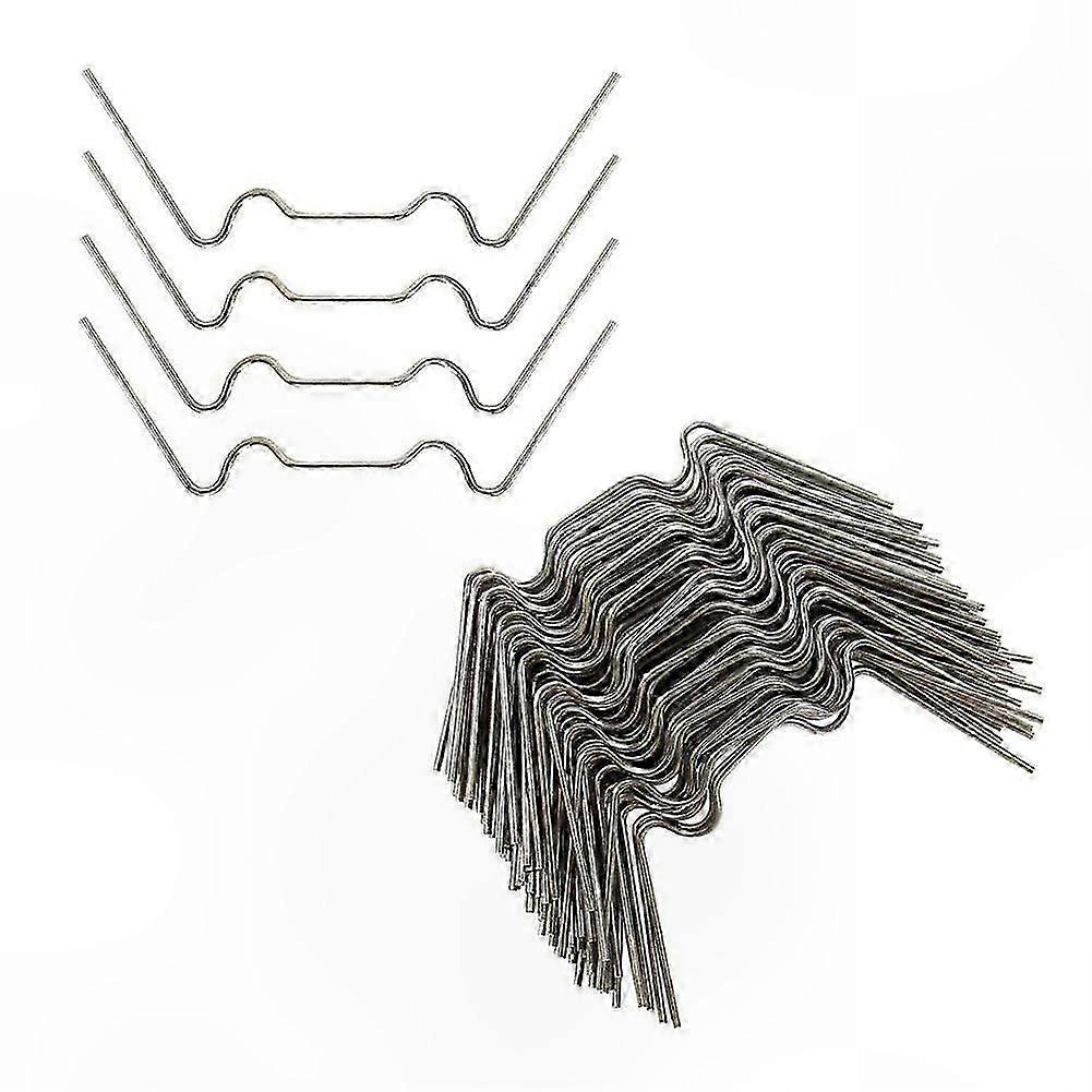 100Pcs Greenhouse Glass Spring Wire Clips for W-Type Glazing Overlap Fixing Clamps