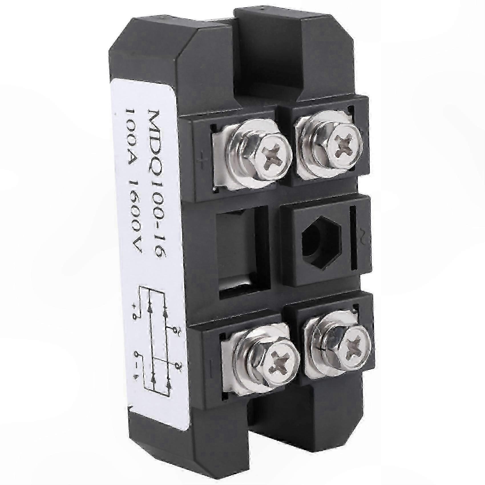100A 1600V Single Phase Black Diode Bridge Rectifier for Power Conversion Solutions