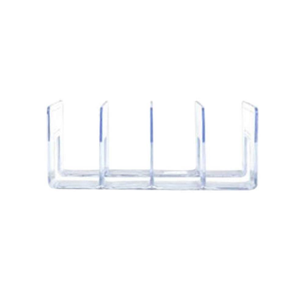 Clear Bookshelf Bookend Acrylic Book Stand For Office Desk Organization 32 X 13 X 14.5Cm Displaying Books 1 Set