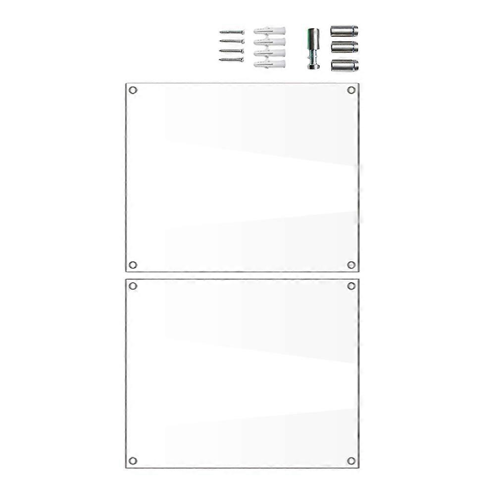 Acrylic Picture Frame for Decoration 5Sets Clear Modern Frameless Wall Frames