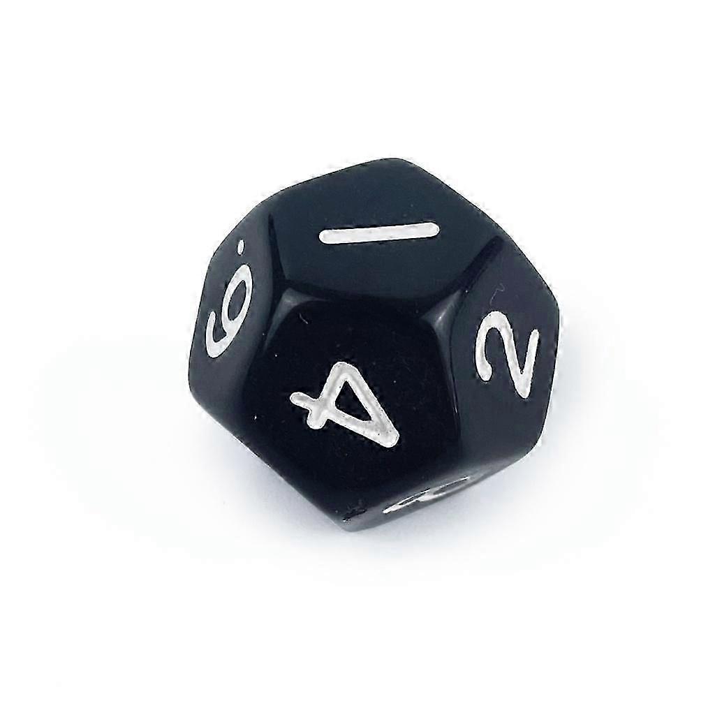 5Pcs/set D12 Digital Dice 12-sided Colorful Acrylic Dice for Board Game Accessories Educational Supplies Game Dice Set