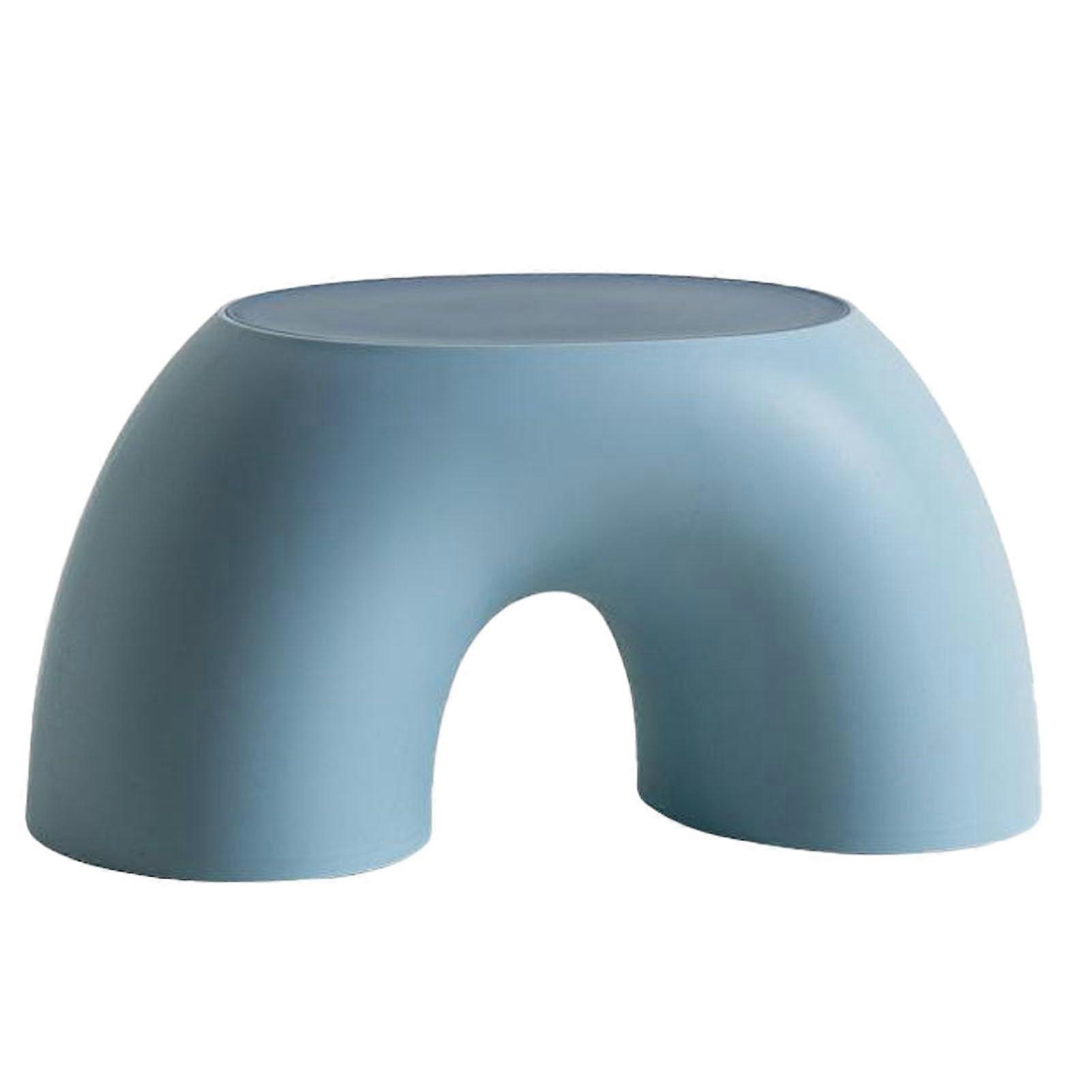 Kids Stool Plastic Multifunctional Step Stool For Bathroom Ergonomic Design Blue Children Footstool