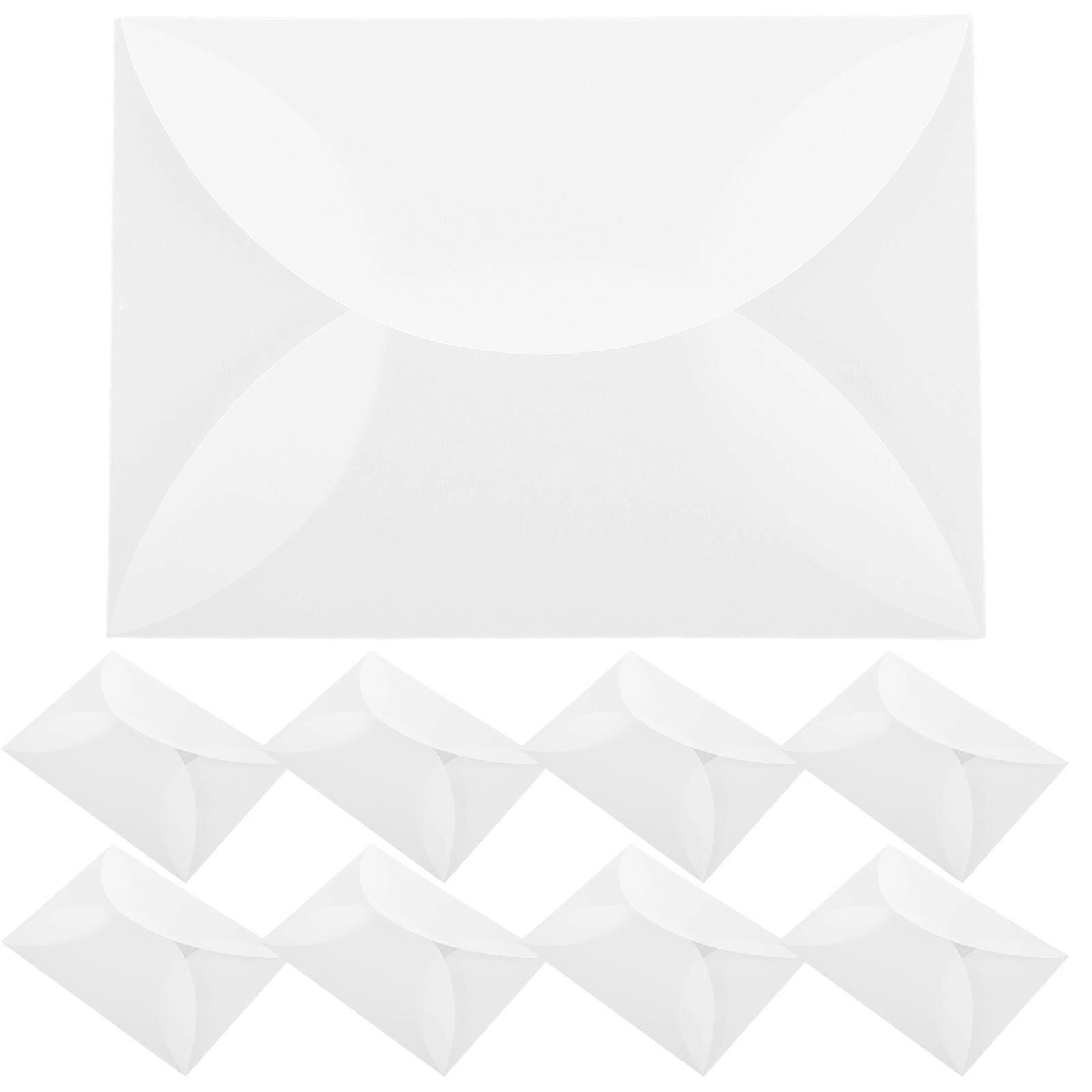 Stylish 40Pcs Petal Shaped Greeting Card Envelopes White Design Ideal For Various Occasions Including Weddings Birthdays And Tea Parties