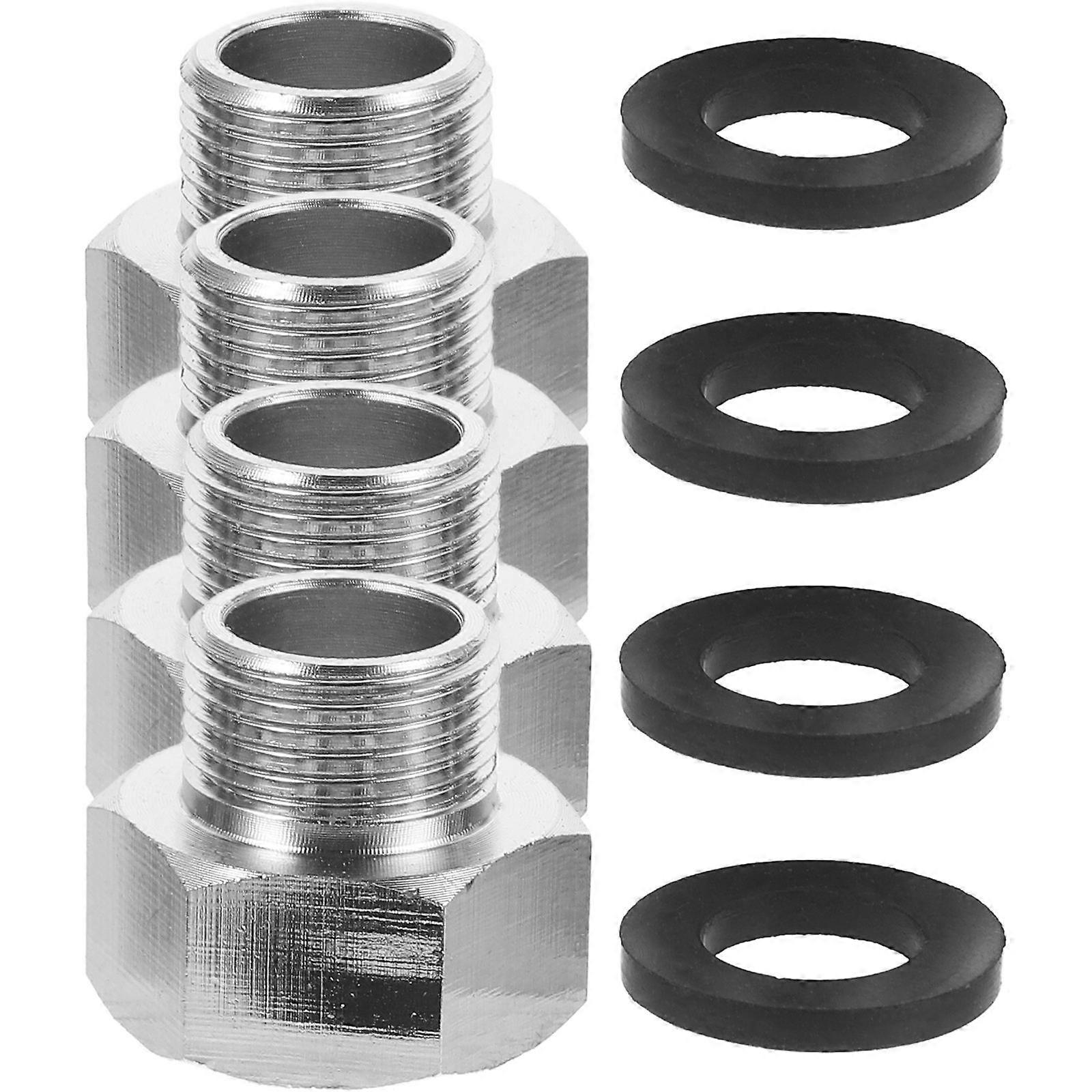8 Pcs Water Hose Connector Adapter Designed For Garden Hose Fitting Ideal For Homeowners Durable Copper Material Connecting Faucets