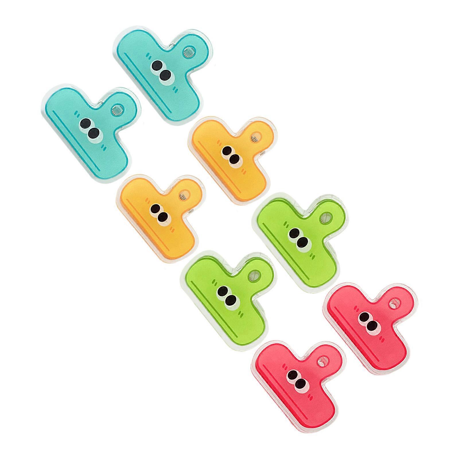 Paper Clips Plastic Paper Clips for Organizing 24Pcs Assorted Color