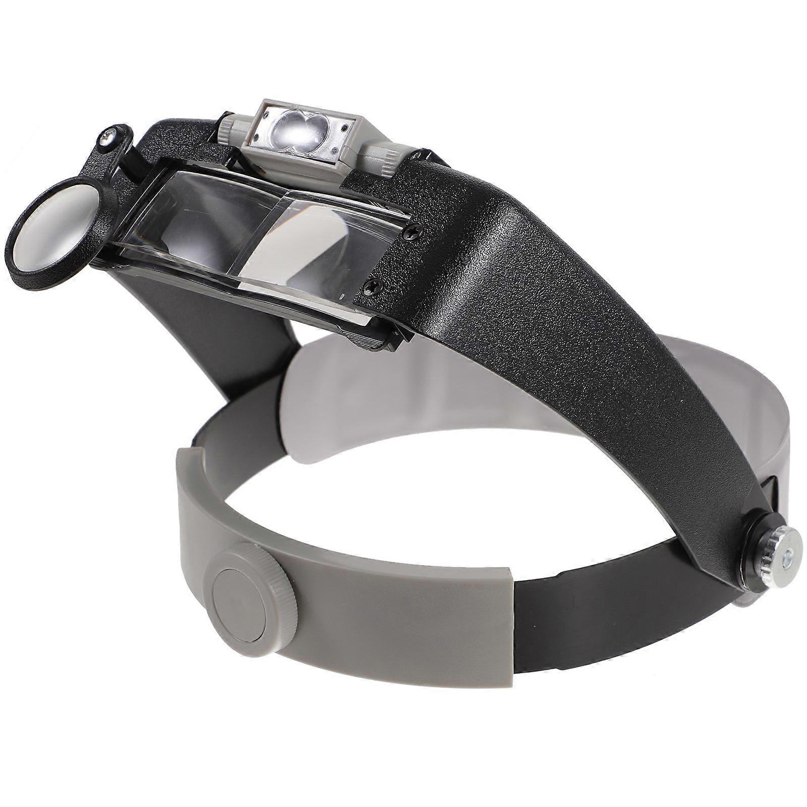 Head-Mounted Magnifier LED Magnifier for Maintenance 3Sets