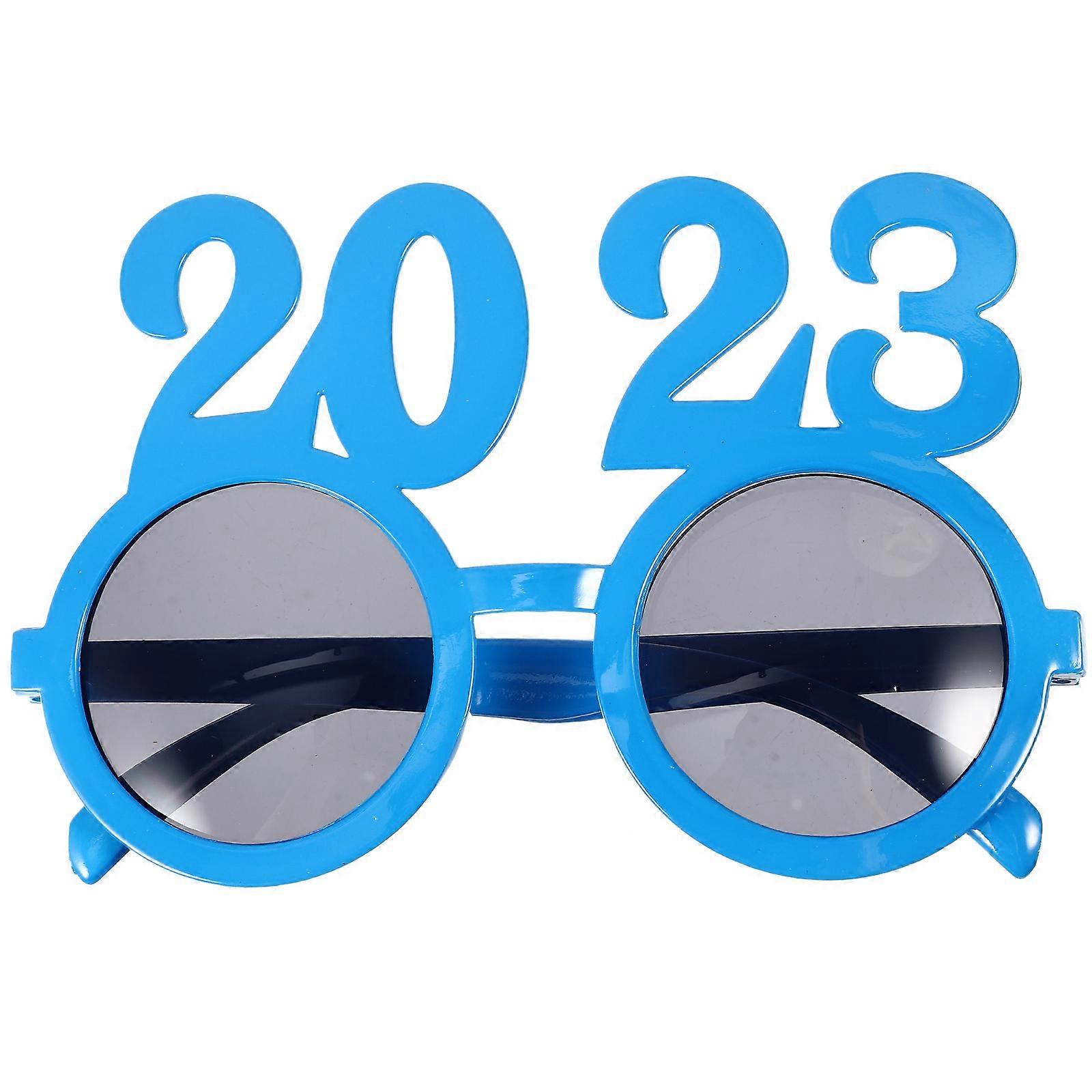 Party Eyeglasses Decors 3 Pairs Multi Glasses Frame Shape For Families 5.5X5.3X3.73in Ideal For New Year's Eve Parties