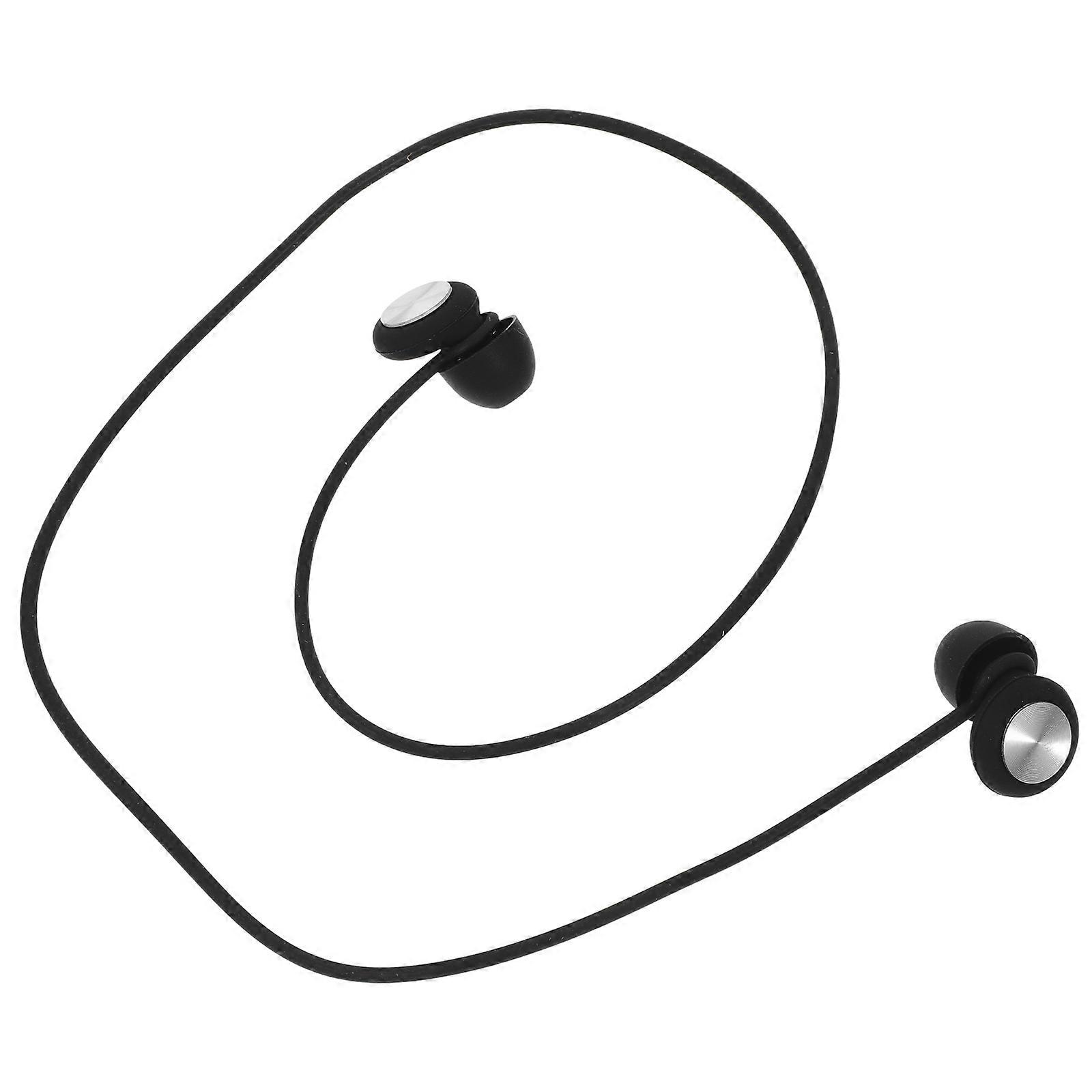 Black Silicone Ear Plugs for Travel Noise Reduction 3Pcs Earplugs