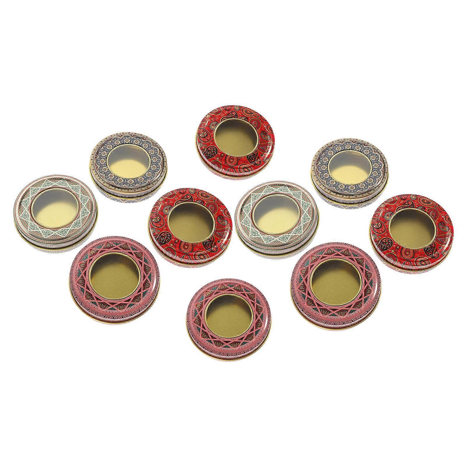 Iron Storage Containers for Storage Use 50Pcs Boxes Mixed Colors