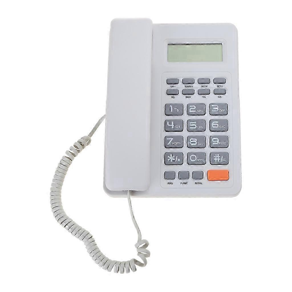 25-26 Fixed Telephone with Caller ID and Memory Function LCD for Home Hotel Office