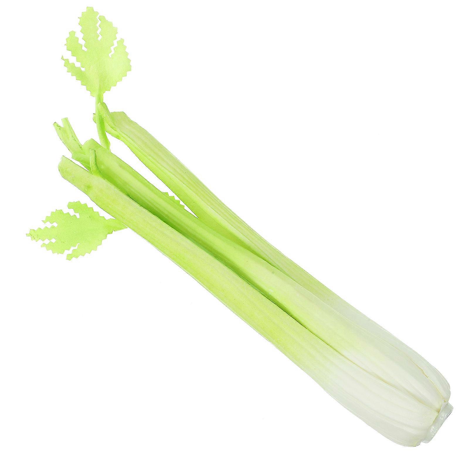 Simulation Celery Toy Design For Photography Realistic Appearance Lightweight 1Pack