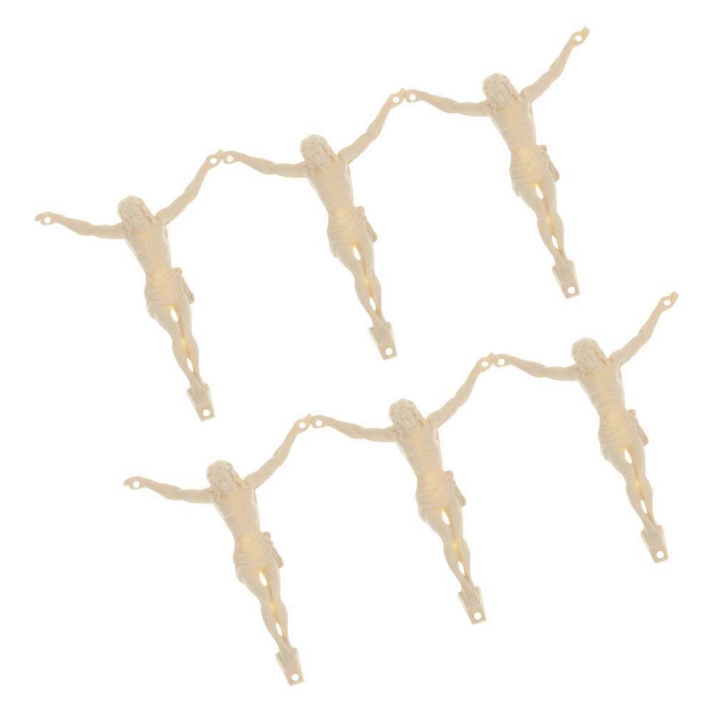 Religious Jesus Statue for Home Decor 24Pcs Plastic Figurine Set