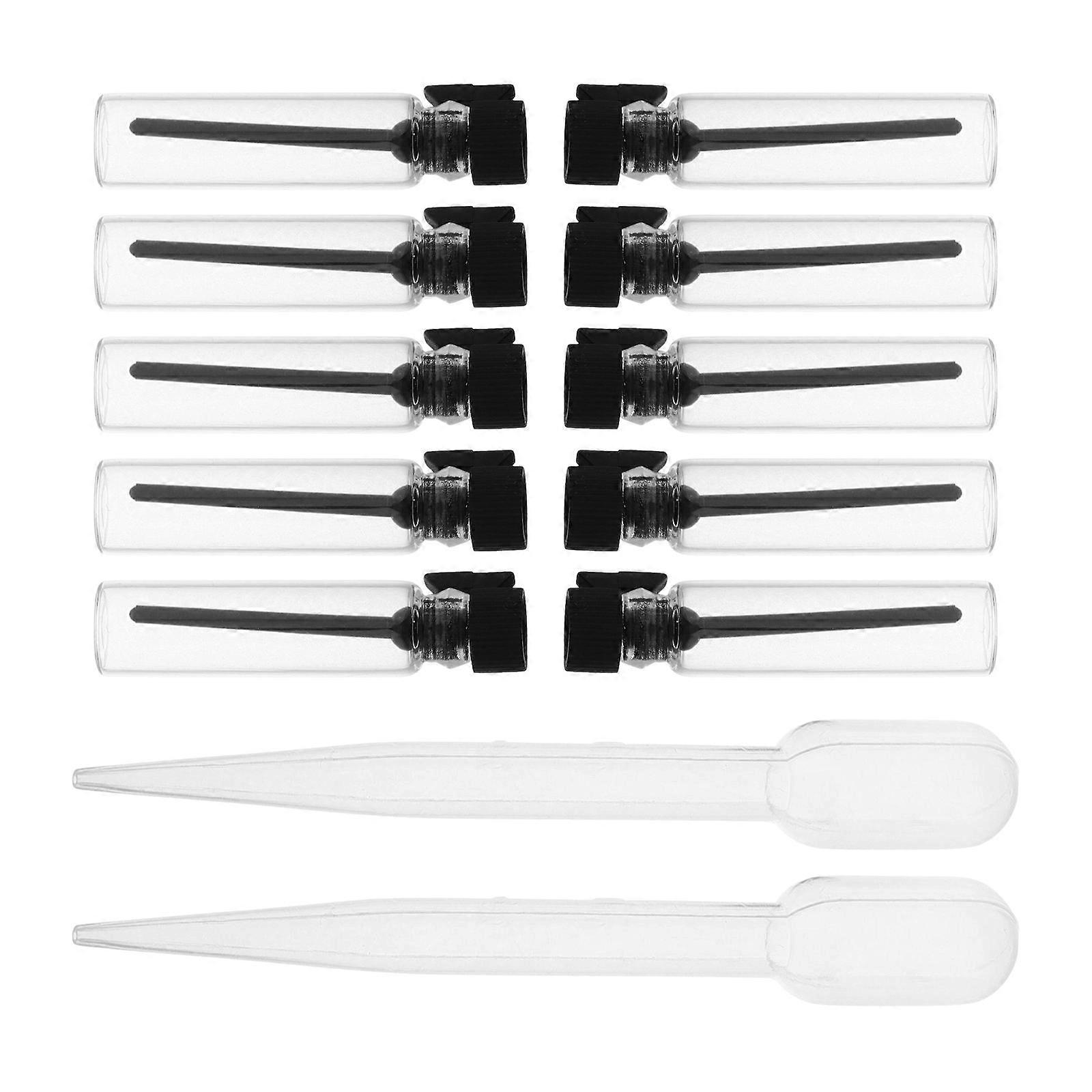 Essential Oil Sample Bottles Glass for Storage 50Pcs Mini Perfume Sample Vials