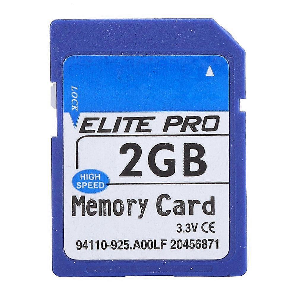 Photos Music Files Storage High Speed Memory Card for Elite Pro MP3 MP4 Camera SLR Game Machine2G