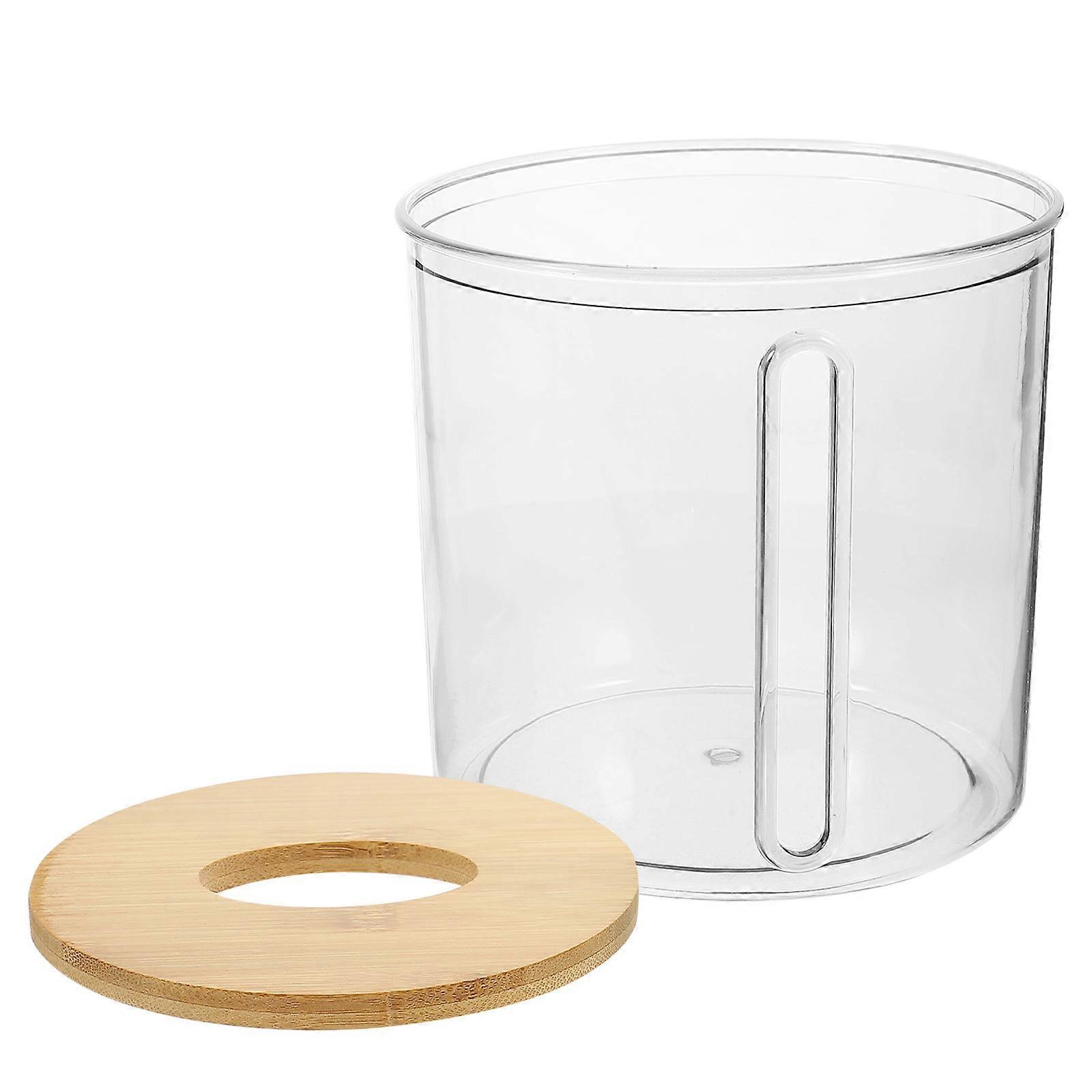 Assorted Color Tissue Box Holder Clear for Storage Use 3Pcs Set