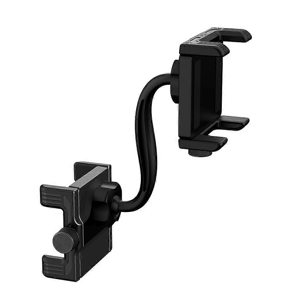 Universal Clip Rotatable Car Phone Holder Rearview Mirror
