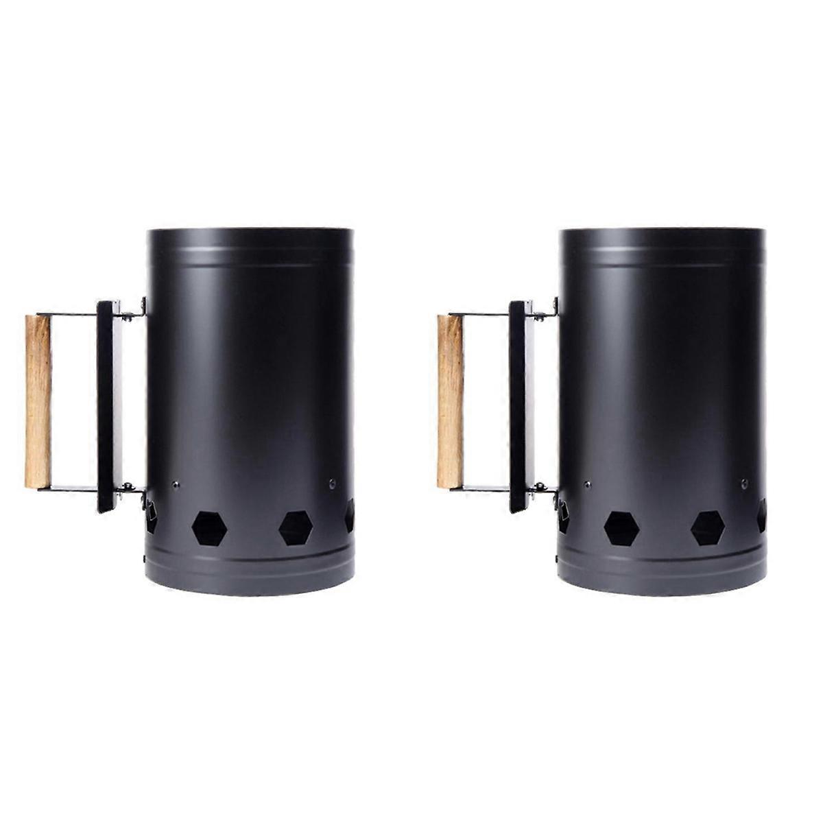 Barbecue Tools Charcoal Ignition Barrels Bamboo Chimney 
