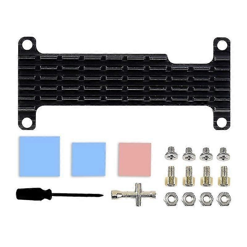 Kit de dissipador de calor de alumínio para raspberry Pi Zero W, Zero 2 W