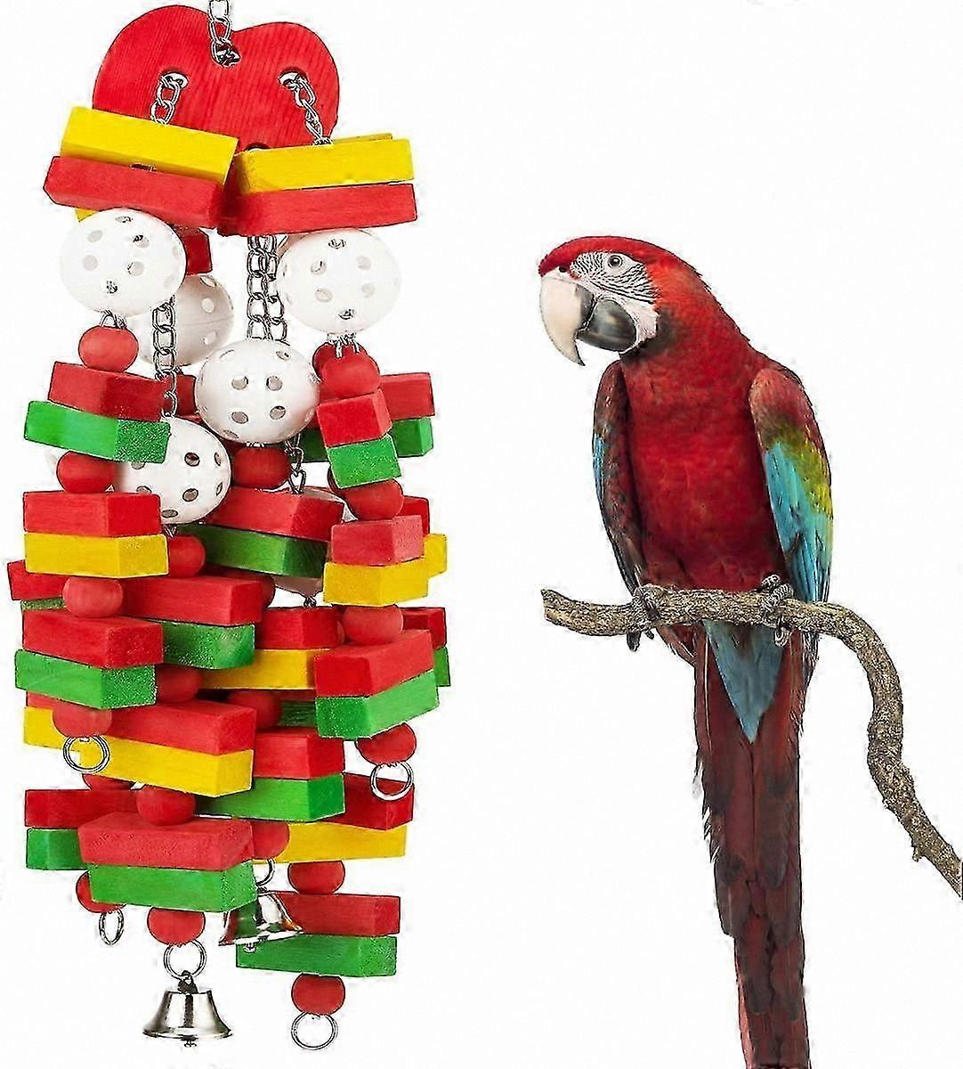 22-inch Durable Playthings for Large Parrots and Hookbills