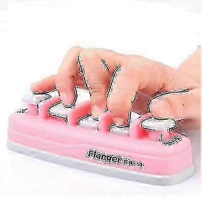 Piano Training Finger Force Exerciser Hand(pink)