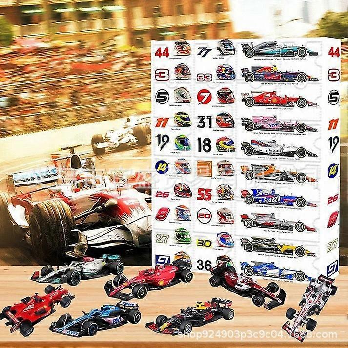 New racing blind box racing helmet blind box racer F1 racing blind box Christmas countdown hobby