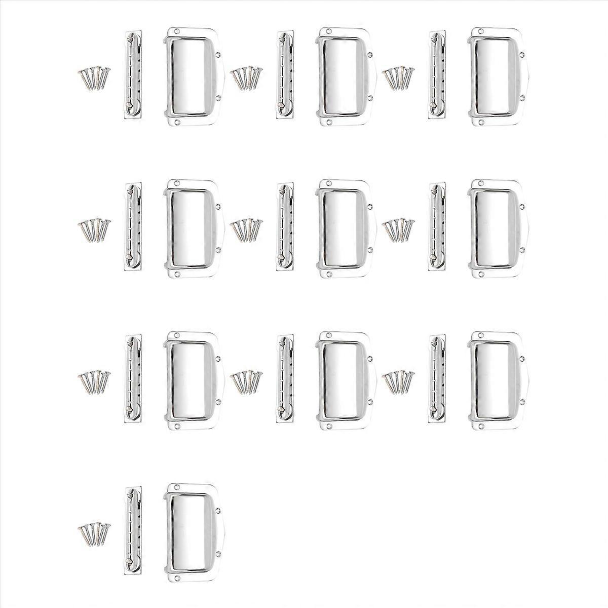 10 Set Fixed Adjustable Bridge Tailpiece for Harmony Guitar 