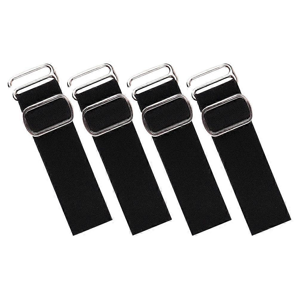 Adjustable Snapback Buckle Hat Extender Strap Black for 20Pcs Cap Use