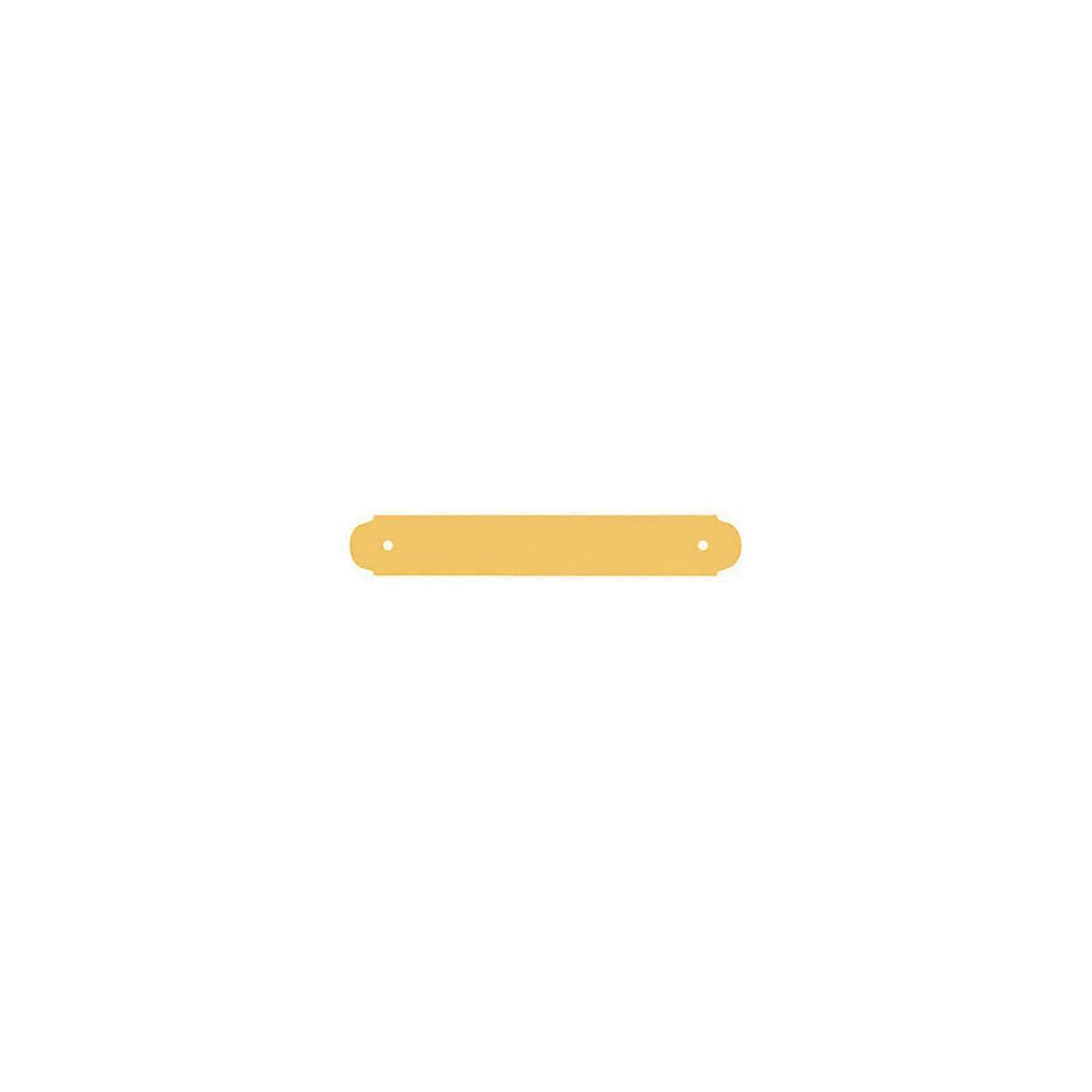 Identification plate for collar Imarc Mounts Yellow