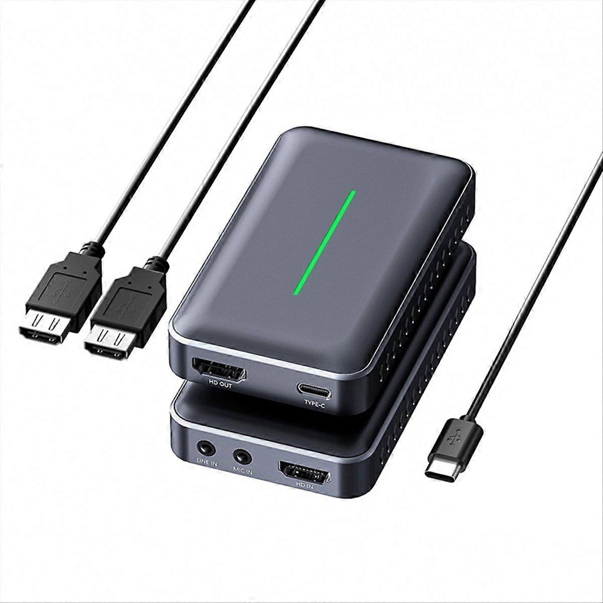 Audio Video External Camera Capture Card Stream & Record in 4K/60fps