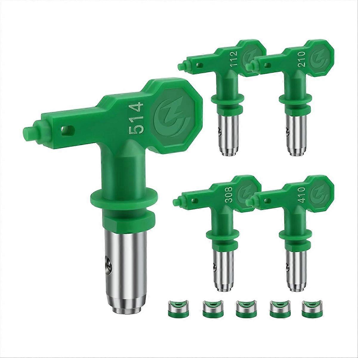 5-Pack Low Pressure Airless Tip Reversible Nozzle Replacement