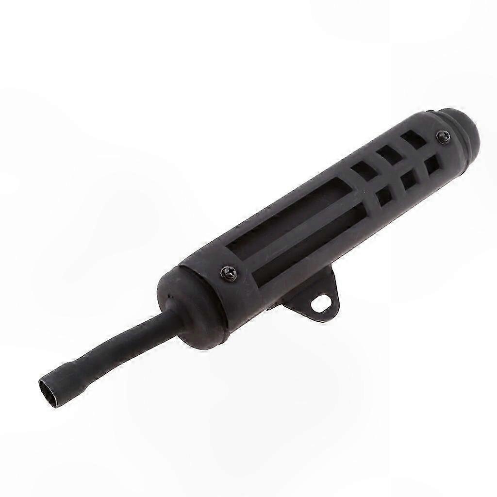 Universal Black Exhaust Muffler Silencer Pipe for Dirt Bikes and ATVs with 80cc Engines