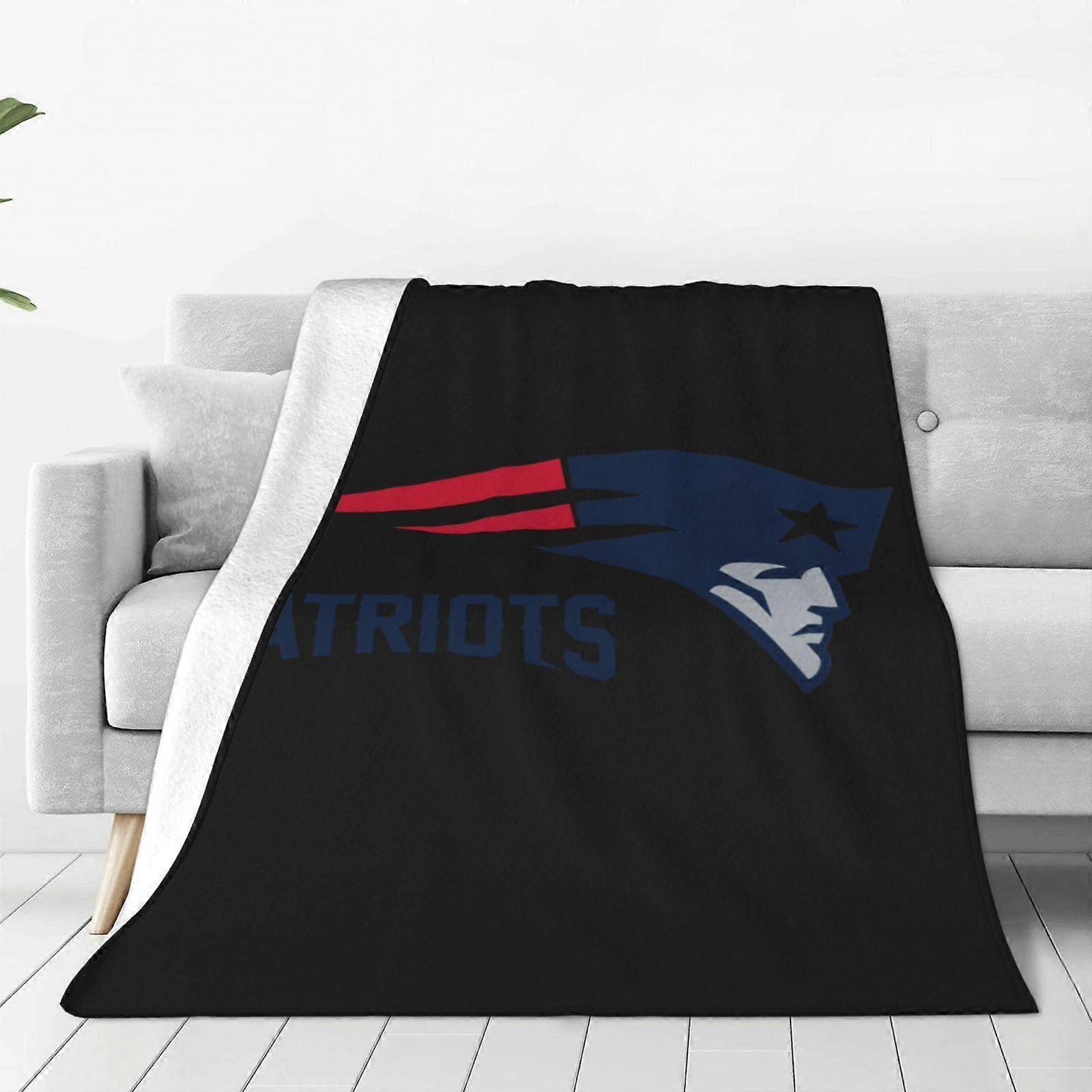 Patriots Fleece Blanket Super Soft Cozy Throw Blanket, Lightweight Fuzzy Comfy Flannel Blanket Warm Plush Throw Blankets For Couch, Sofa, Bed