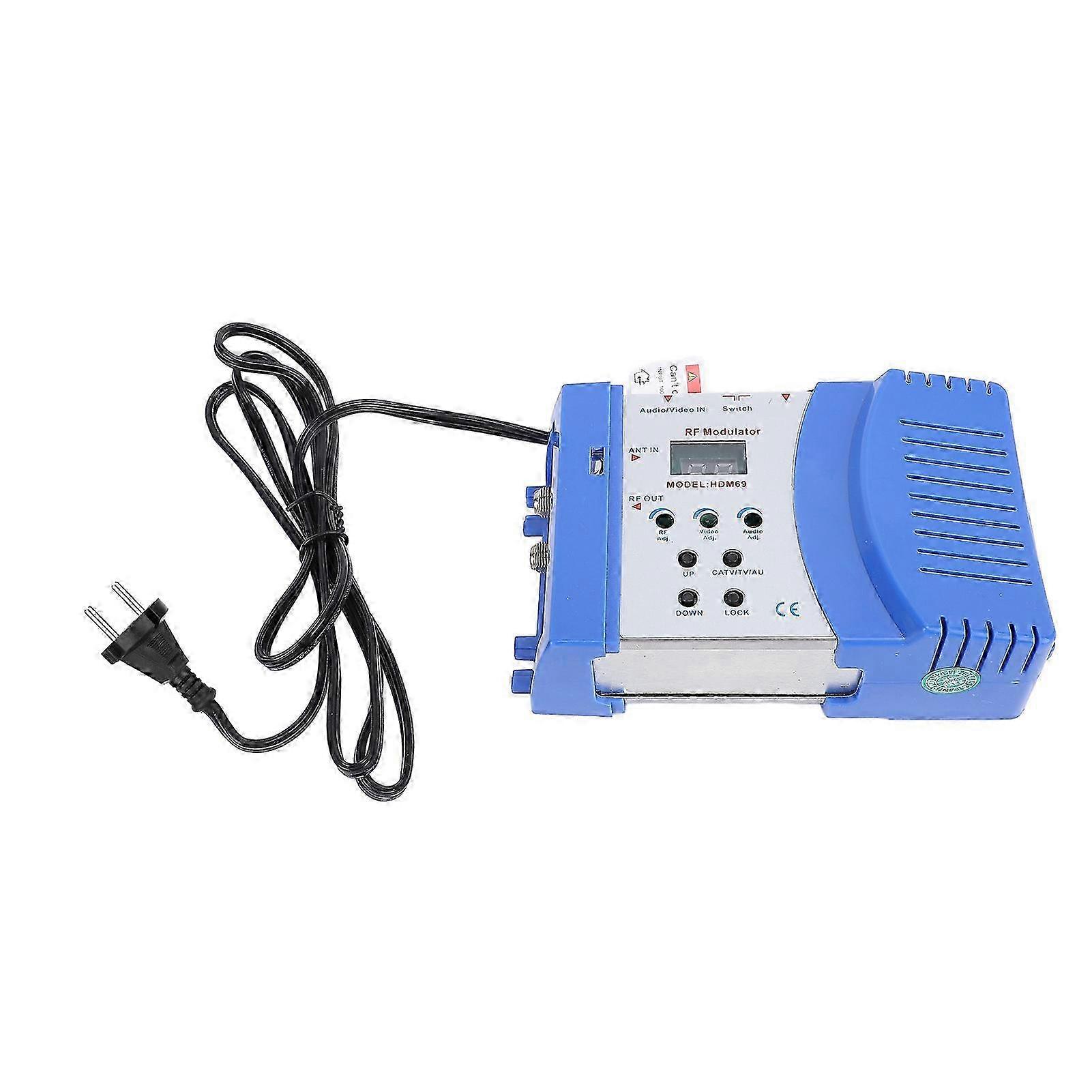 2025 HD Multimedia Interface AV to RF Modulator PAL NTSC Output Plug and Play AV to RF Converter for Home TV Game Console