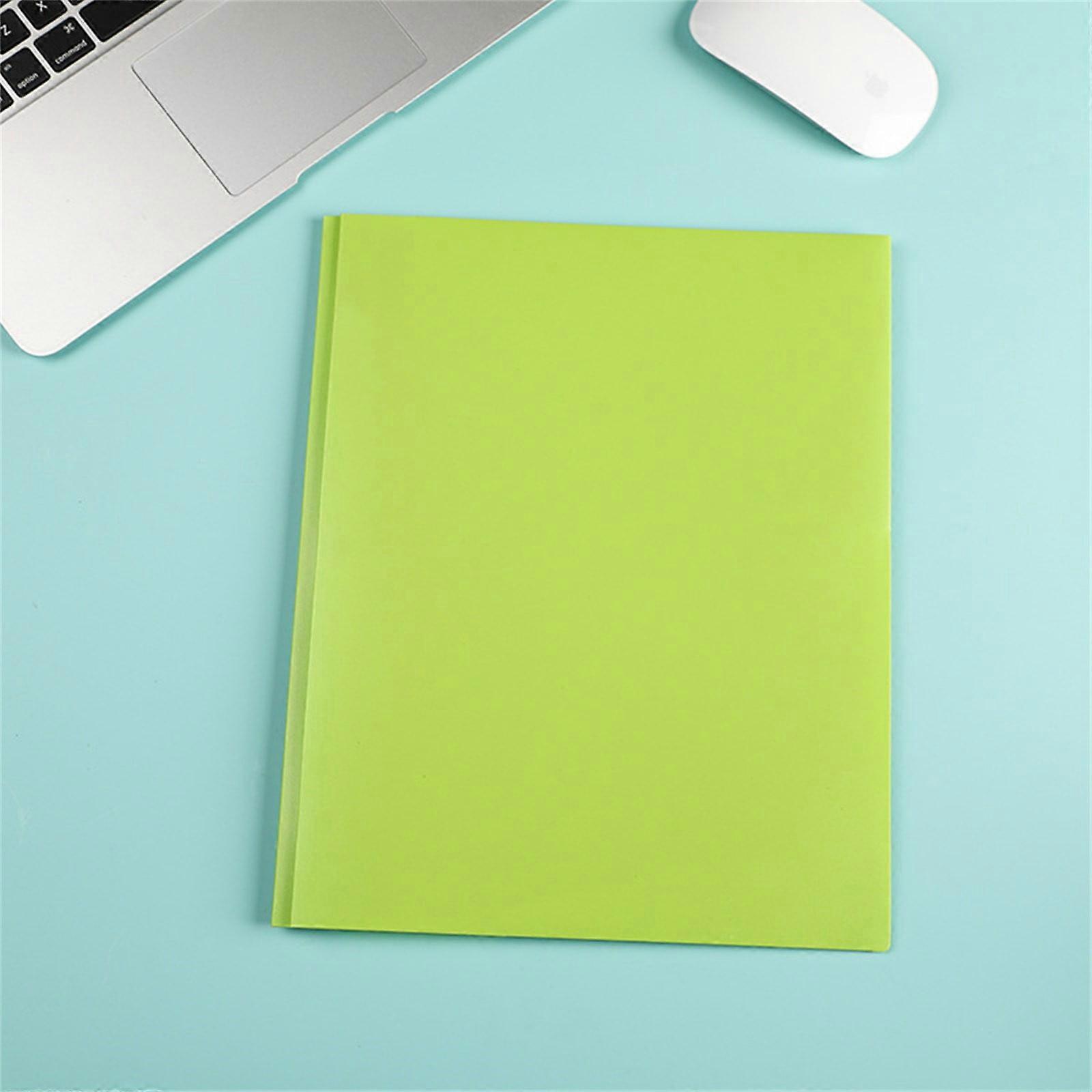 Reduced! iZZZHH Plastic Folders with Pockets Heavy Duty Two Pocket Folder Business Card Holder for High School