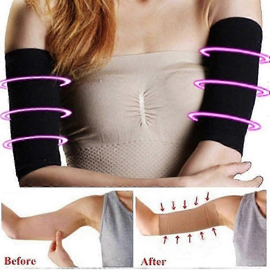 Running Arm Sleeve, 2pcs Slimming Arm Shaper Massager, Fat Burning Running Arm Warmers