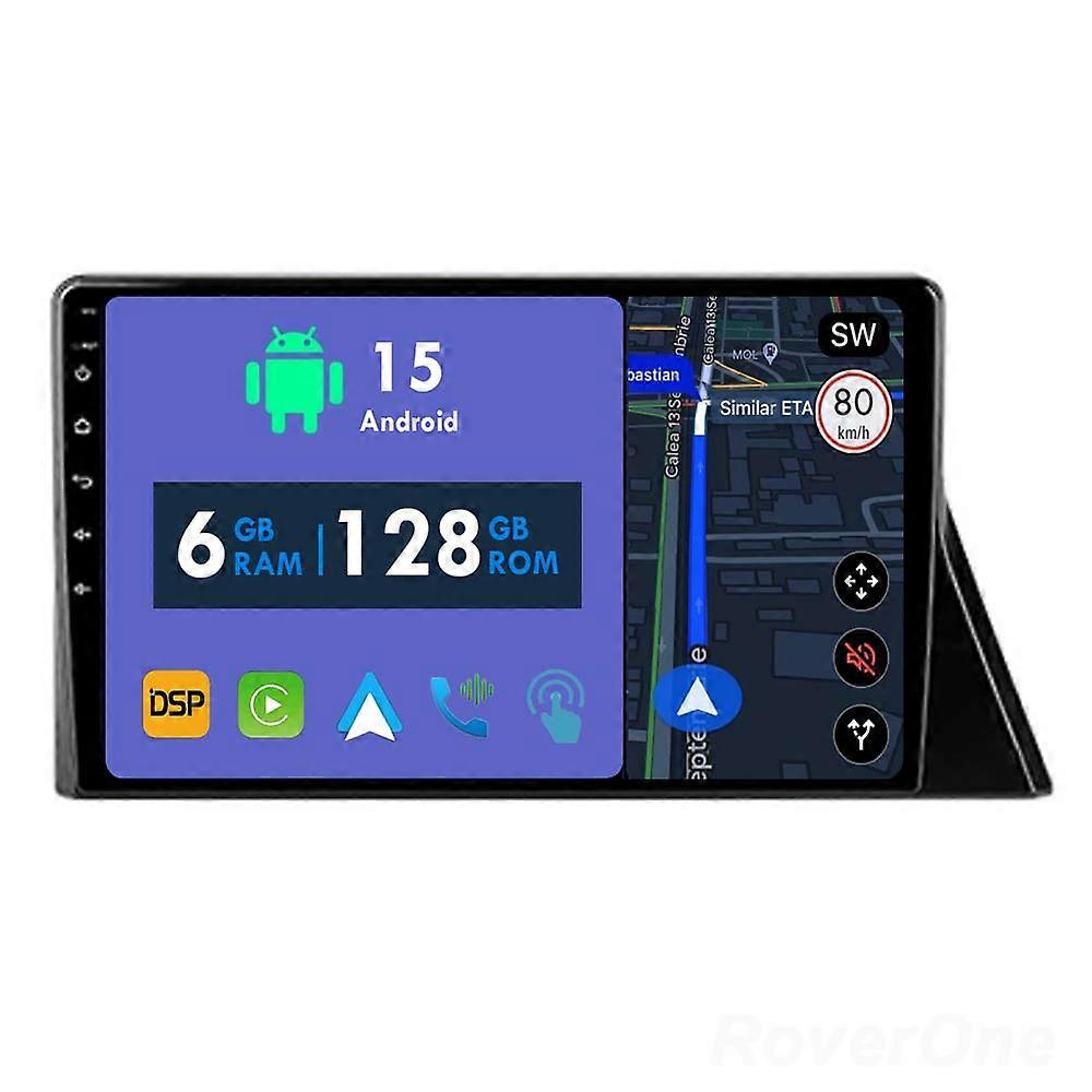 Car Radio 6G+128G CarPlay GPS Navigation Head Unit for Toyota Sienta XP170 2015 - 2022 Android Auto Bluetooth Stereo Touch Screen