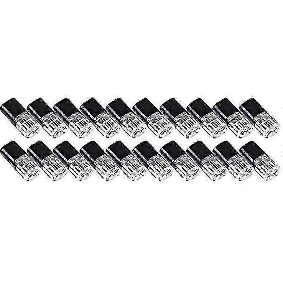 For 20pcs Doublewire Pushin Connector With Locking Buckle