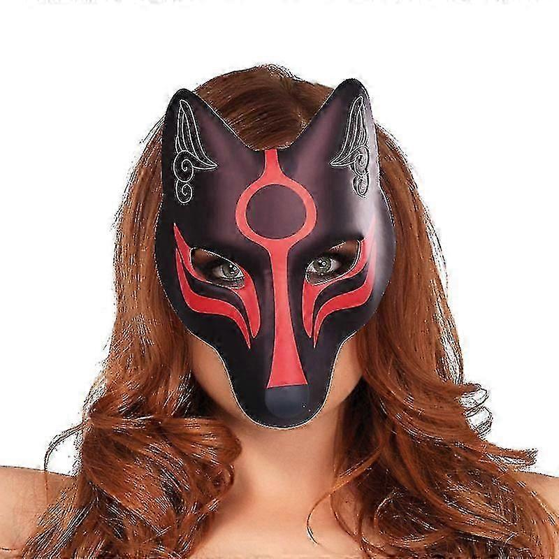 1 قطع قناع فوكس ، هالوين قناع الثعلب الأبيض قناع قناع فارغ DIY لدعامة زي هالوين