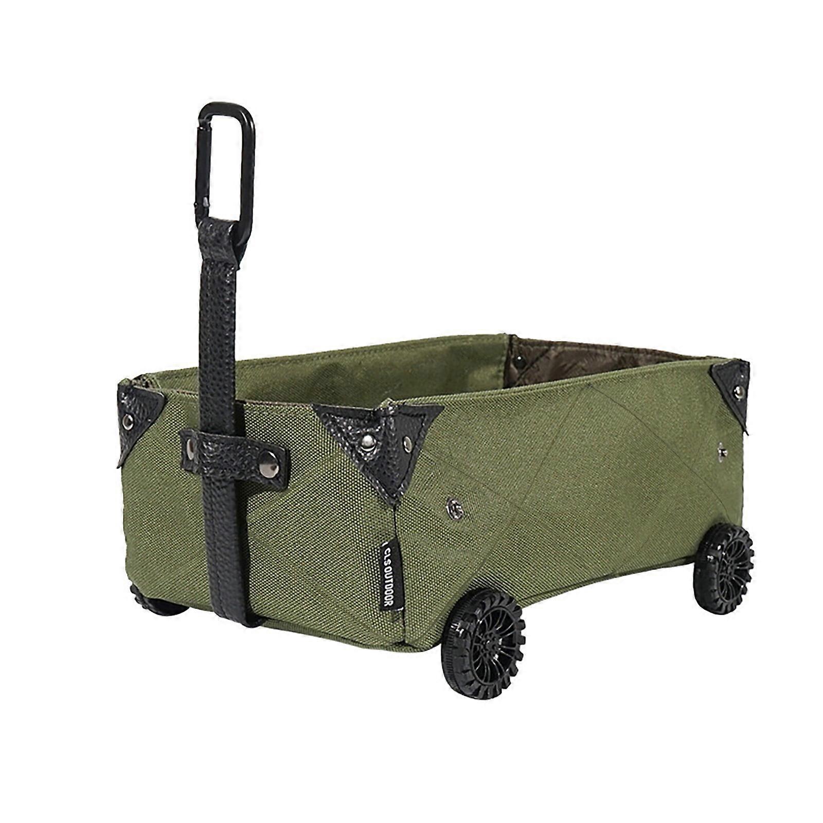 Foldable Folding Indoor And Outdoor Multipurpose Yard Garden Cart Can Be Used for Camping And Picnic Bakeware Set Kitchen Tools Set