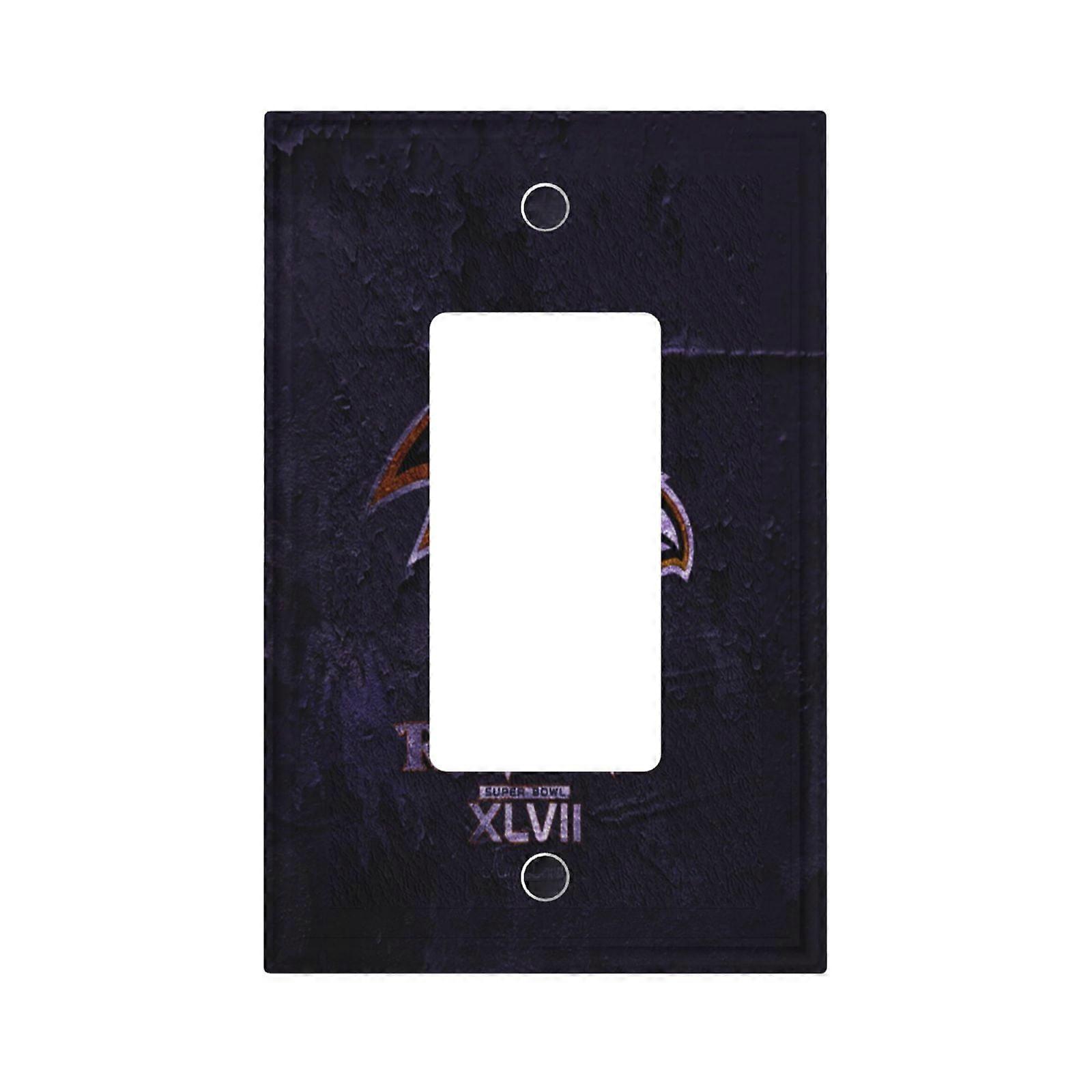 Ravens Switching Lights Single Leather Roman Frame Switch Panel Wall Panel Single Double/Pull Light Switch