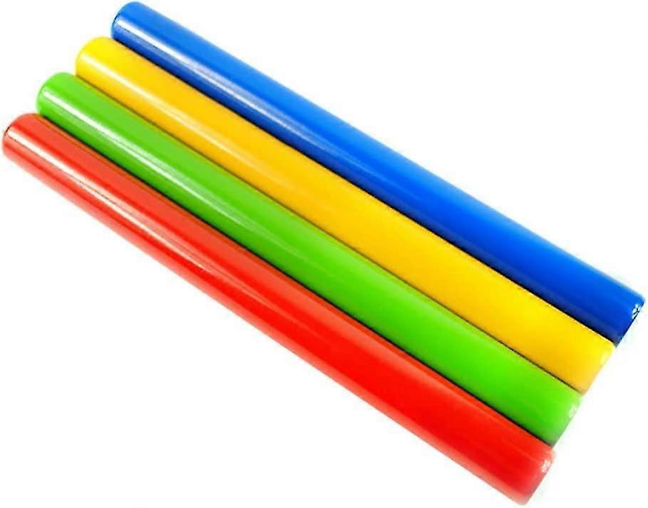 4 قطع تتابع عصا لعبة الملحقات سبائك الألومنيوم باتون سباق الهراوات