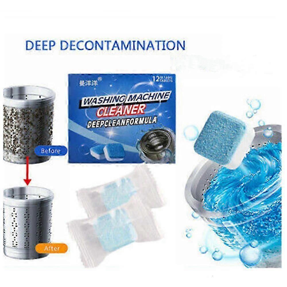 1-3X Finally Fresh Washing Machine Cleaner White Count Powde