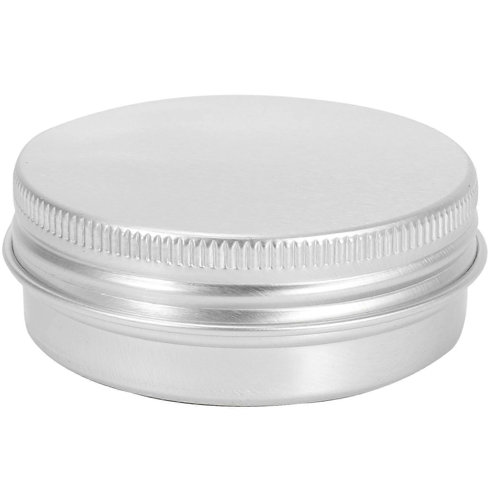40スクリュートップラウンドアルミブリキ缶のパック-アルミスクリュー蓋ラウンドブリキコンテナボトル
