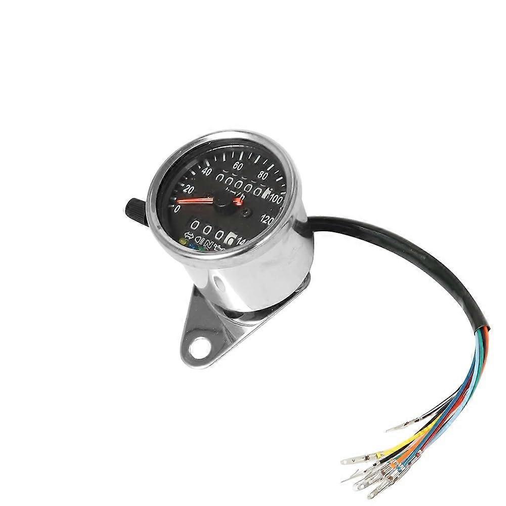 Speedometer Odometer Universal Motorcycle Backlight Dual Odometer 0140 KM/H Gauge Vintage Tachometer Color B